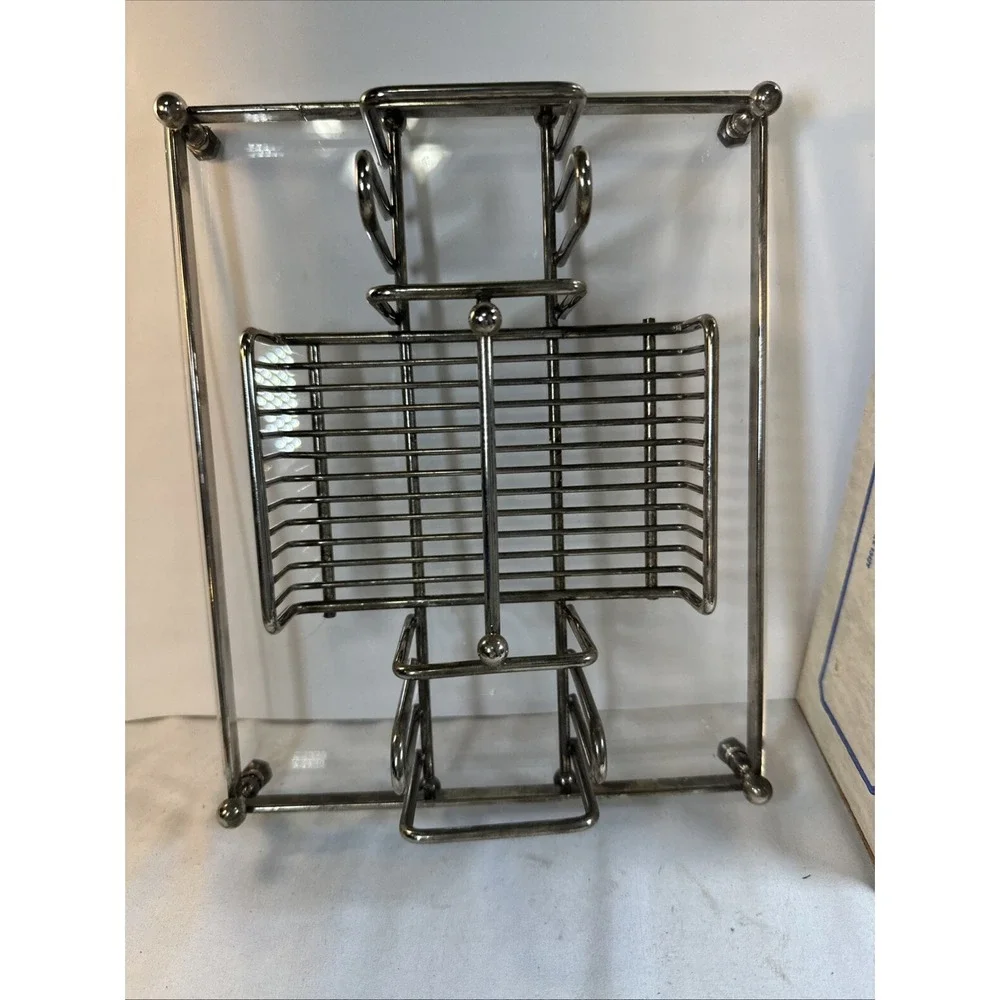 Oneida 70s Silverware Buffet CADDY Silverplated Acrylic Base for Events/Catering